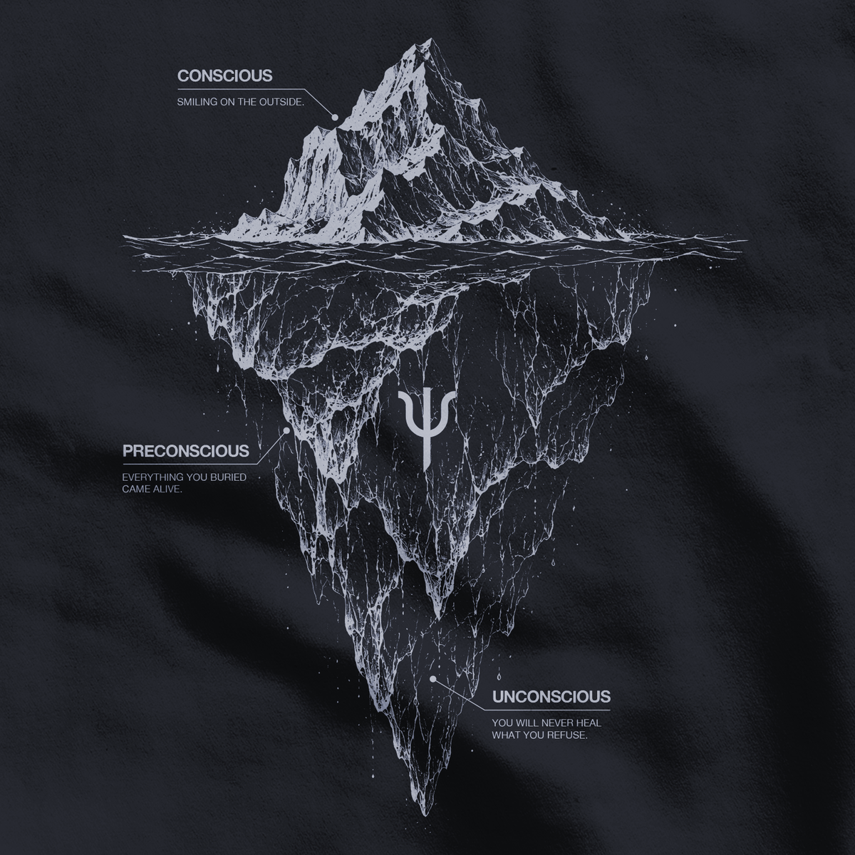ICEBERG THEORY HOODIE - BLACK (PRE-ORDER)